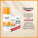 Eucerin Sun Oil Control SPF 50+ Toucher Sec 50ml – Pack Offert