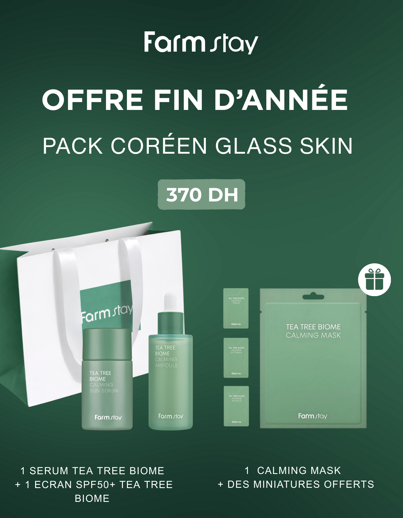 10-1.png Farmstay Pack Tea Coreen Glass Skin – Image 1