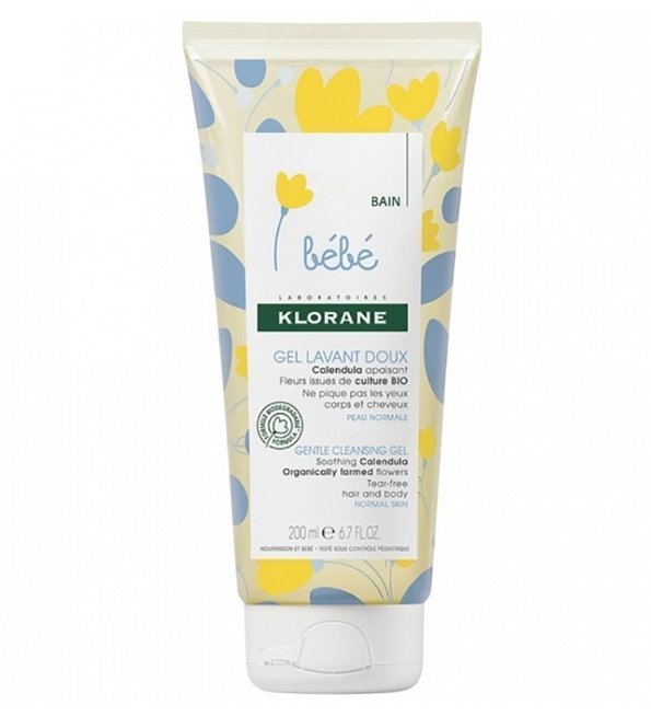 3282770104936-1.jpg Klorane – Gel lavant doux au Calendula apaisant – Bébé – Corps et cheveux – Peau normale 200 ml – Image 1