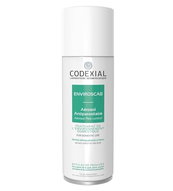 3401560125719-1.jpg Codexial – Enviroscab Aerosol antiparasitaire (Biocide) – 200 ml – Image 1