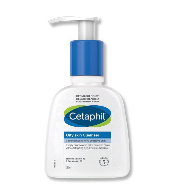 3499320012423.jpg Cetaphil Oily Skin Cleanser Peau Normale à Grasse 236ml – Image 1