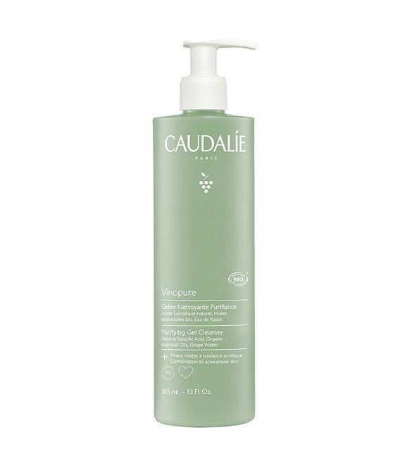 3522930004066.jpg Caudalie Vinopure Gelée Nettoyante Purifiante – 385ml – Image 1