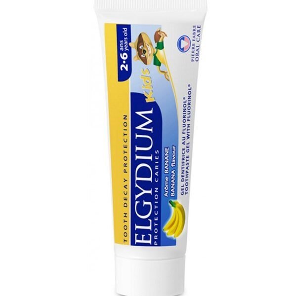 Elgydium Kids – Dentifrice Banane 2-6 Ans – 50 ml