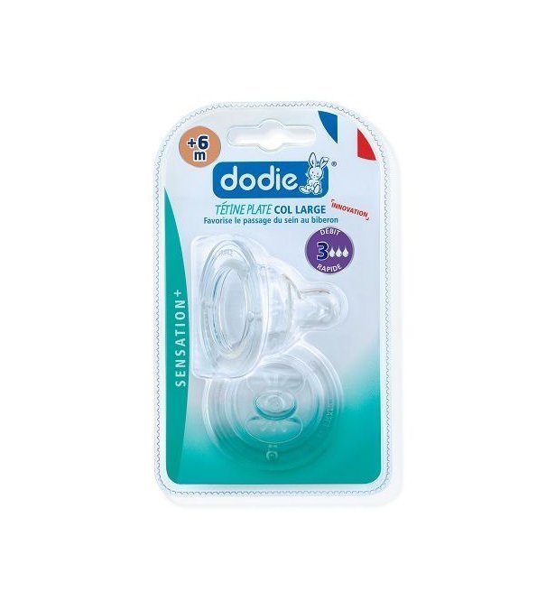 3700763501550.jpg DODIE TETINE PLATE SENSATION+ ANTI COLIQUE D3 +6M X2 – Image 1