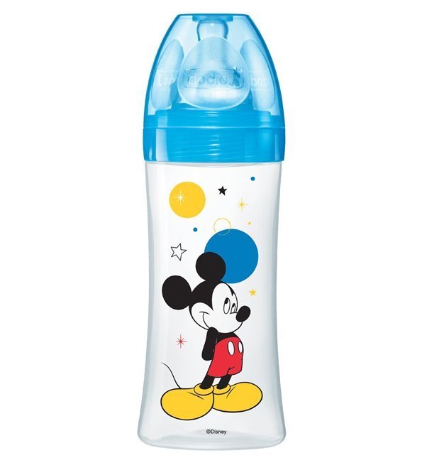3700763503059-1.jpg Dodie – Biberon Disney Baby Mickey Initiation+ Anti-colique débit 3 (6M +) – 330 ml – Image 1