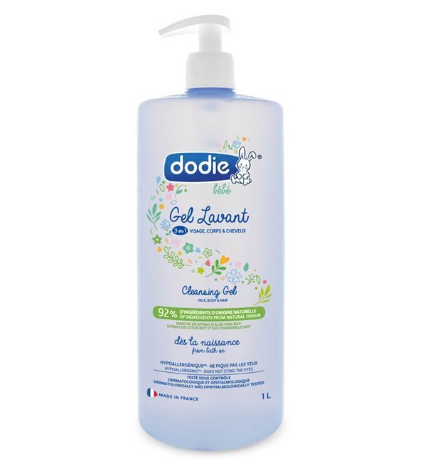 3700763535975-1.jpg Dodie – Gel lavant 3 en 1 flacon Pompe – 1 L – Image 1