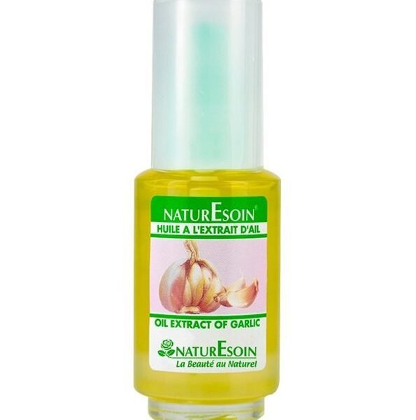 NaturEsoin Huile à l&rsquo;Extrait d&rsquo;Ail – 50 ml