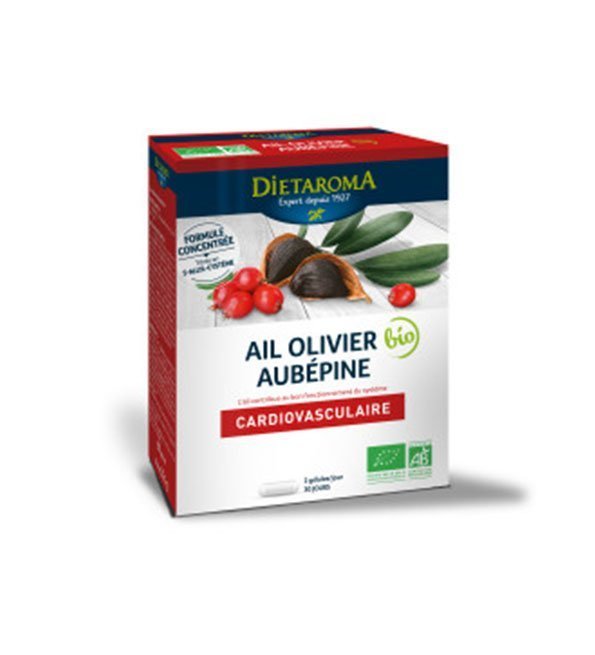 AIL-OLIVIER-1.jpg Dietaroma Ail olivier Aubepine 60gelules – Image 1