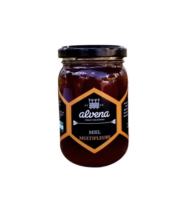 ALVENA-MIEL-MULTIFLEURS-250G-1-1.jpg ALVENA MIEL MULTIFLEURS 250G – Image 1