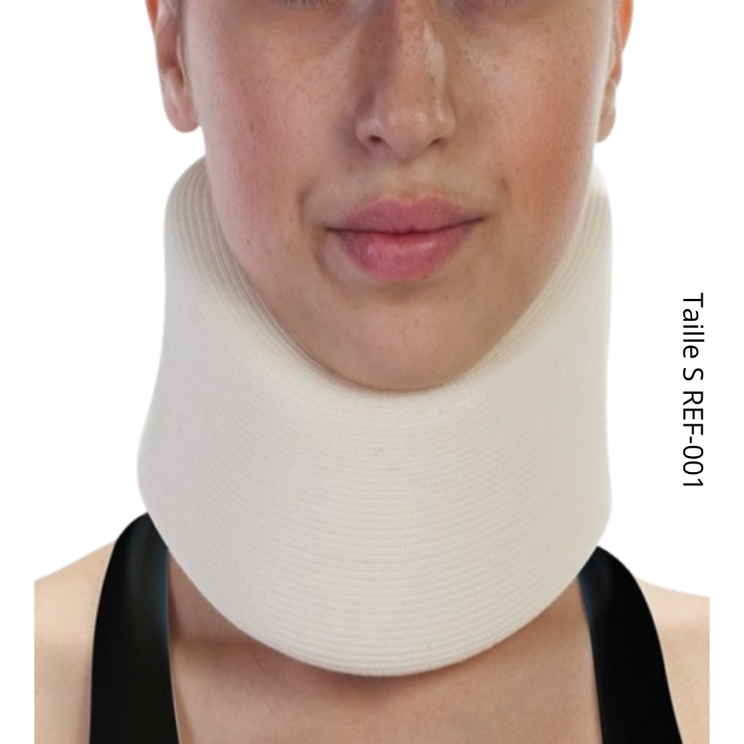 ANNAFIX-Collier-Cervical-Mousse-Blanc-Taille-Small-REF-001.png ANNAFIX Collier Cervical Mousse Blanc Taille Small REF-001 – Image 1