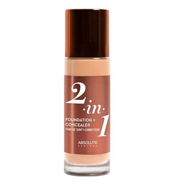 Absolute New York  2in1 Foundation & Concealer Neutral Shell 35ml