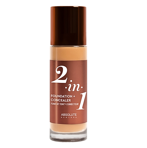 Absolute New York  2in1 Foundation & Concealer Warm Sand 35ml
