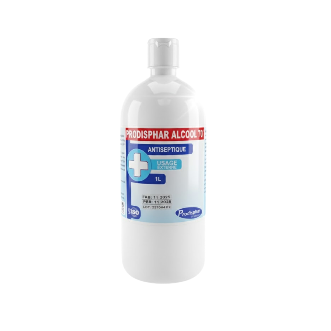 Alcool-70-1L-prodisphar.png Alcool 70% 1L prodisphar – Image 1