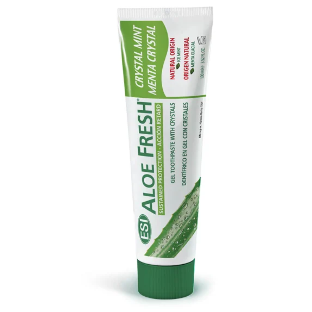 Aloe-Fresh-Dentifrice-Crystal-Mint-100ml.png Aloe Fresh Dentifrice Crystal Mint 100ml – Image 1