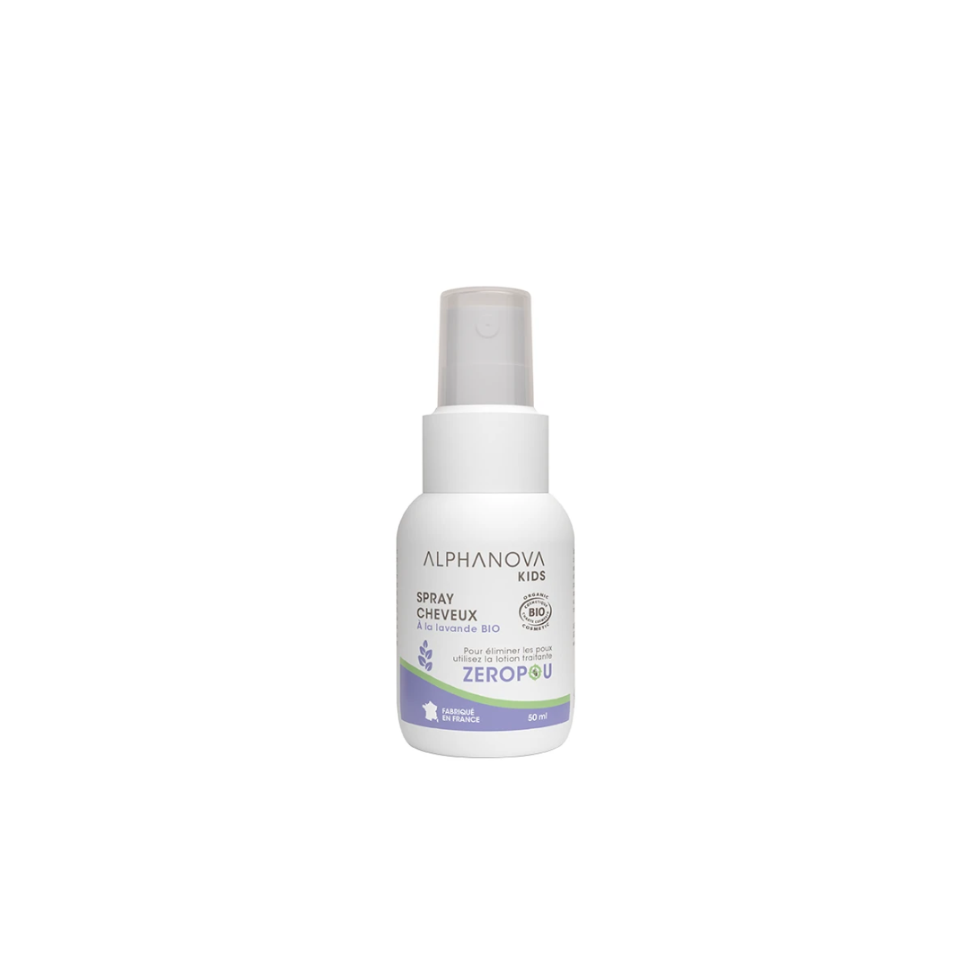 Alphanova-Kids-spray-chvx-anti-poux-50ml-1.png Alphanova Kids Spray Cheveux à la Lavande – Image 1