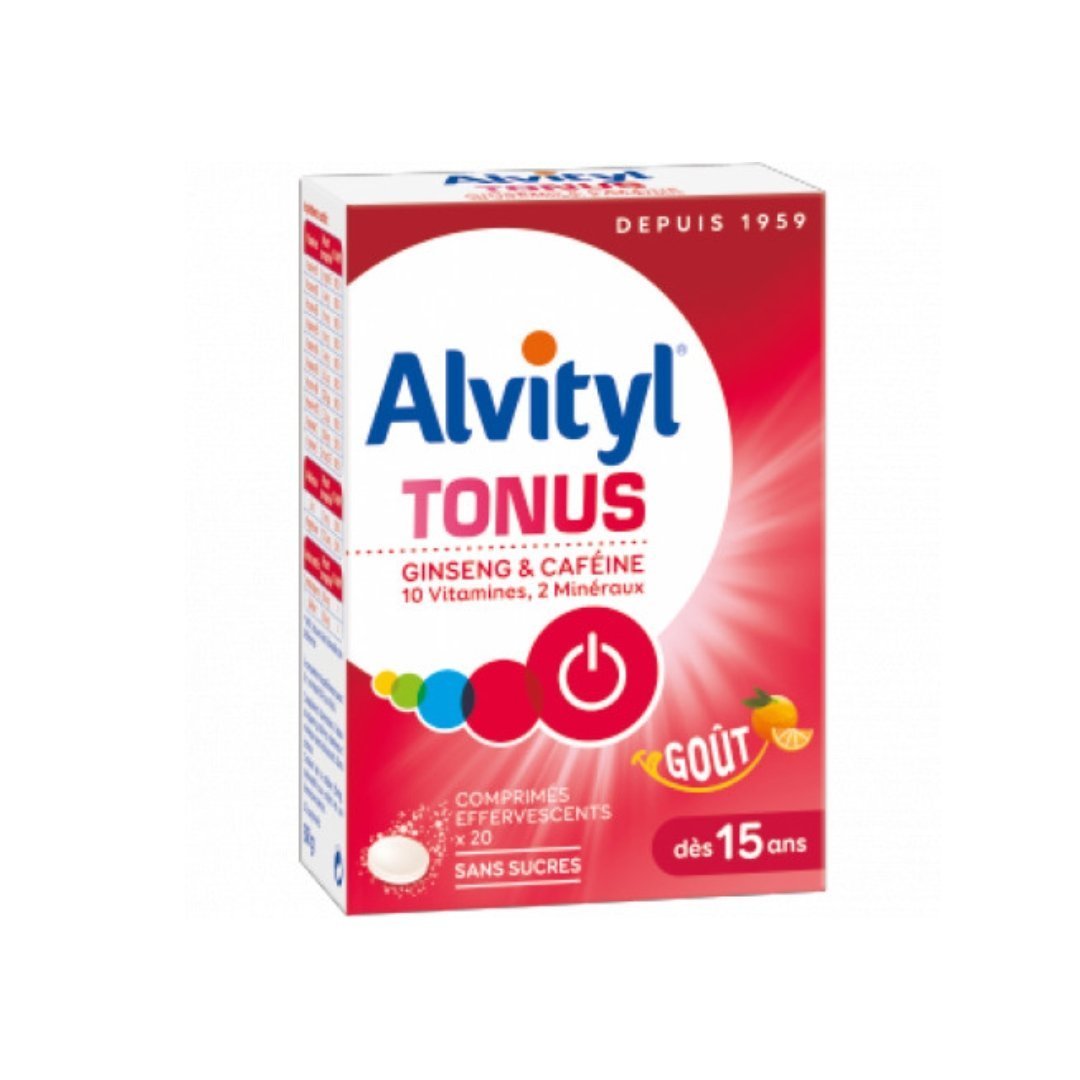 Alvityl-Effervescents-tonus-1.jpg Alvityl TONUS 20 Comprimes – Image 1