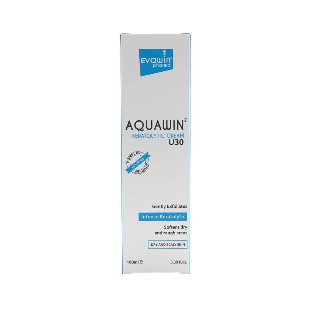 Aquawin-U30-100ml.jpg Evawin Aquawin Keratolytic Cream U30 100ml – Image 1