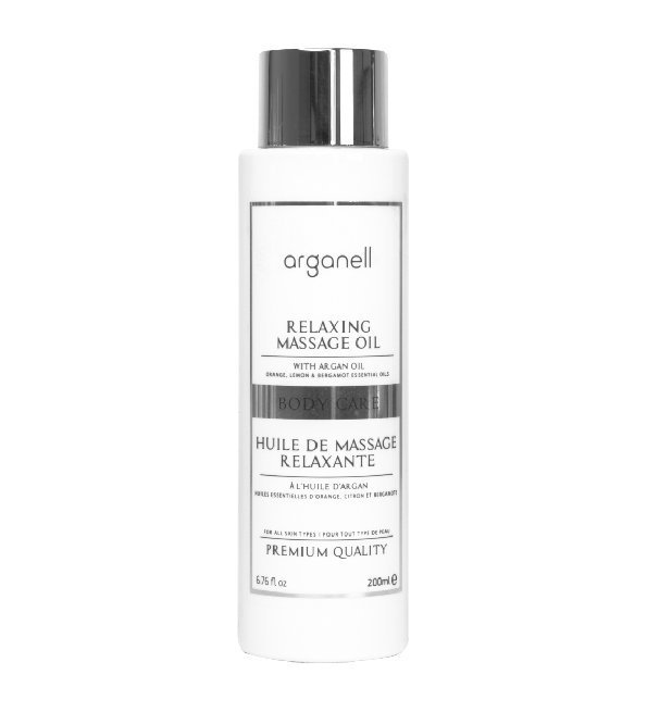 Arganell-Huile-de-massage-relaxant-orange-citron-bergamot-200ml-1.jpg Arganell Huile De Massage Relaxant Orange citron Et Bergamot 200ml – Image 1
