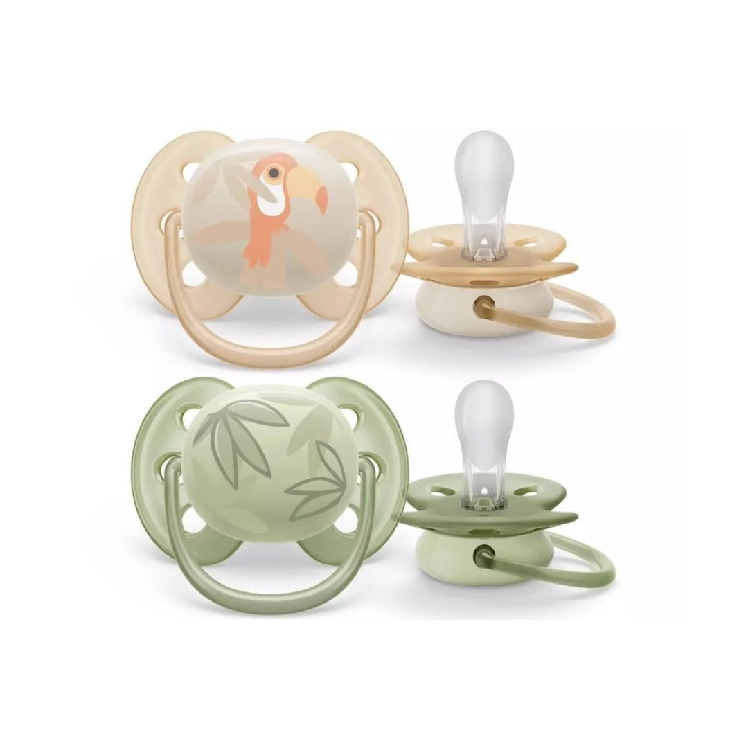 Avent-2-Suc-Ultra-soft-0-6m-Boy-Scf09107-1.jpg Avent 2 Sucette Ultra Soft 0-6m Boy Scf091/07 – Image 1