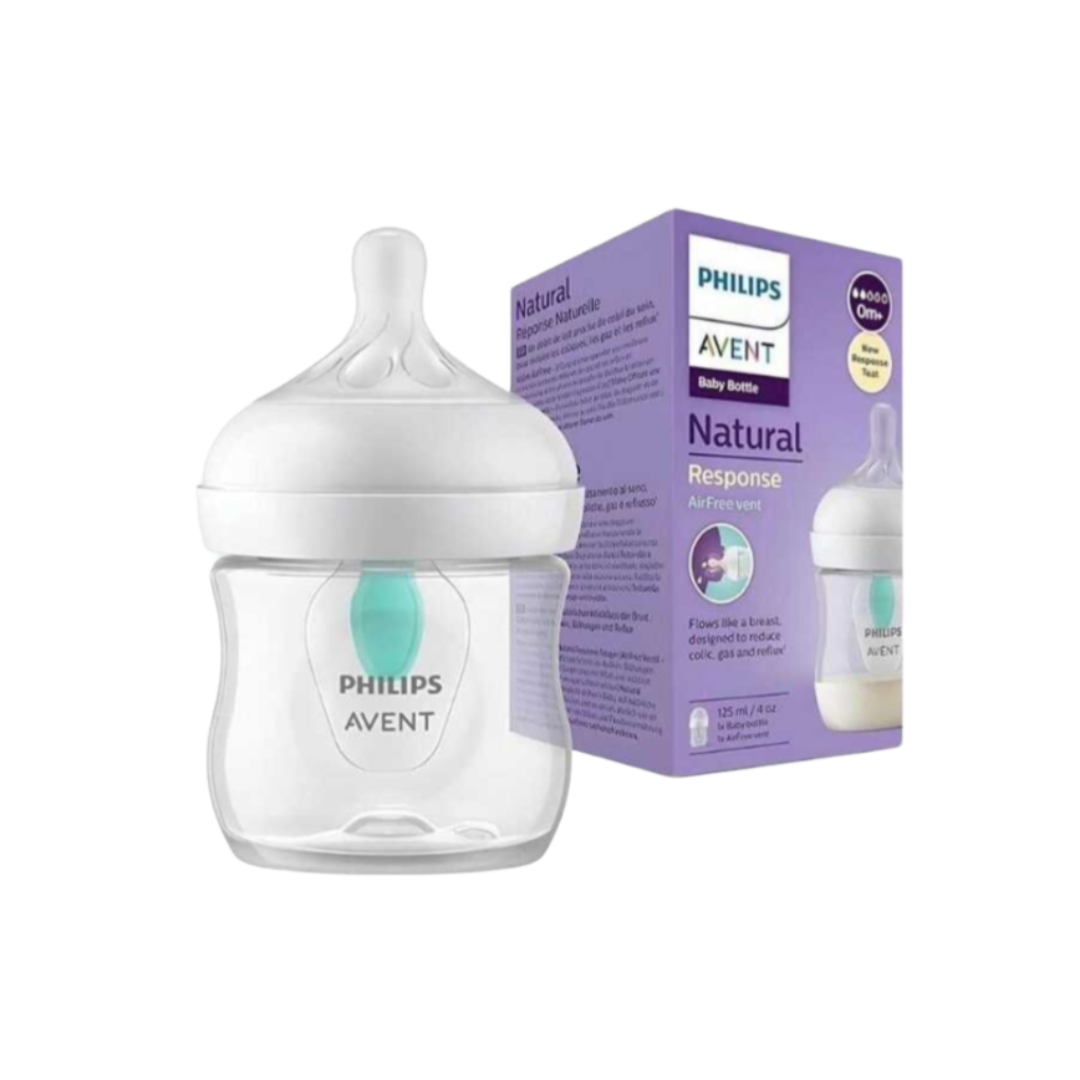 Avent-Biberon-Natural-125ml-Valve-Air-Free-Scf67001.png Avent Biberon Natural 125ml Valve Air Free Scf670/01 – Image 1