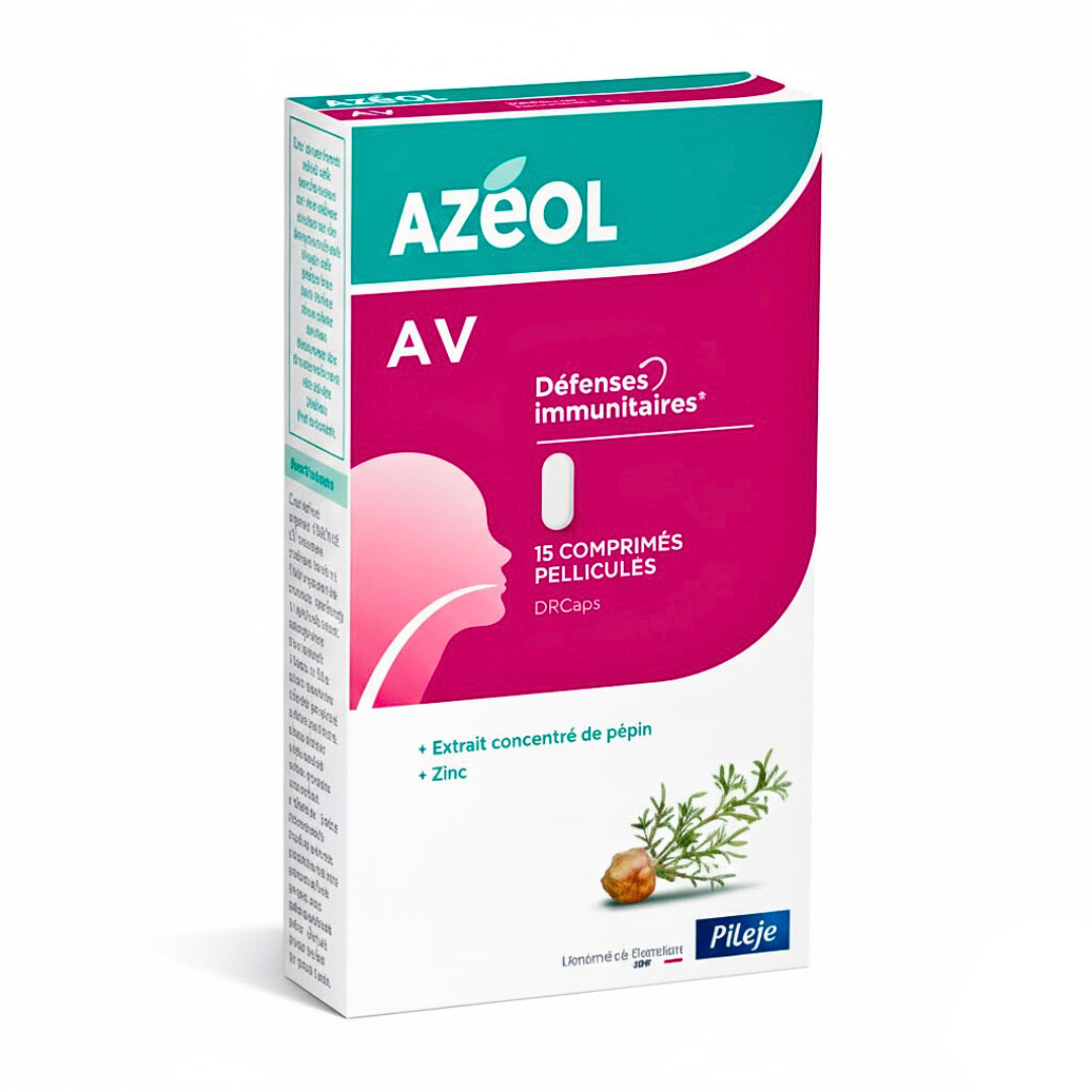 Azeol-Av-15-comprimes.png Pileje Azeol Av 15 comprimes – Image 1
