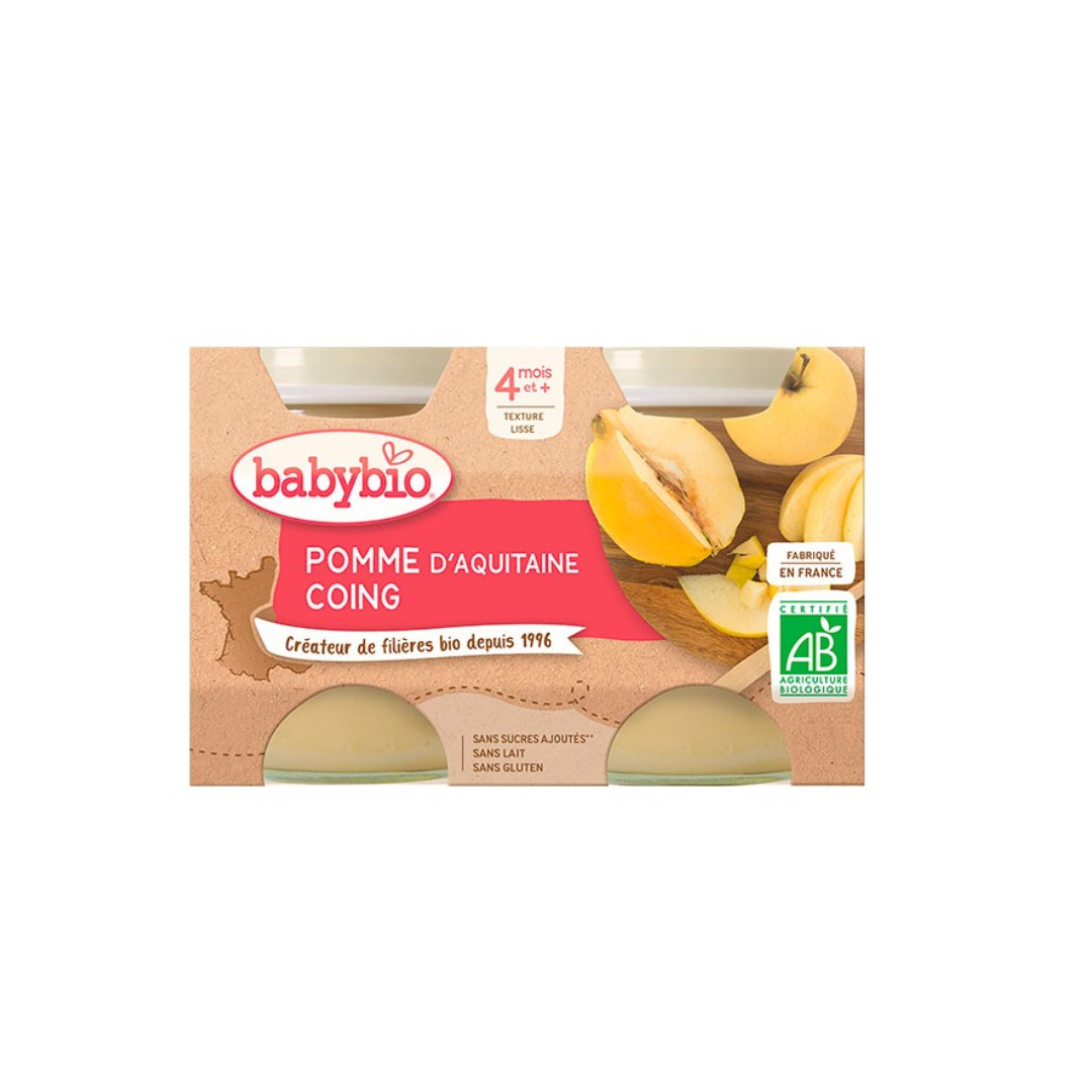 BABYBIO-PETIT-POT-POMME-COING-2-x-130G-1.png BABYBIO PETIT POT POMME COING 2 x 130G – Image 1