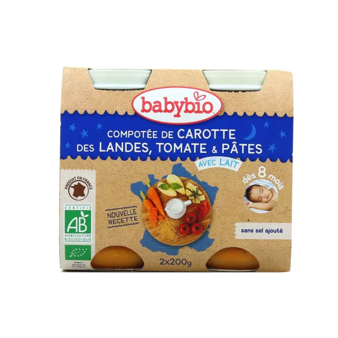 BABYBIO-POT-BONNE-NUIT-LEGUMES-PATES-2200G-1.png BABYBIO POT BONNE NUIT LEGUMES PATES 2 x 200G – Image 1
