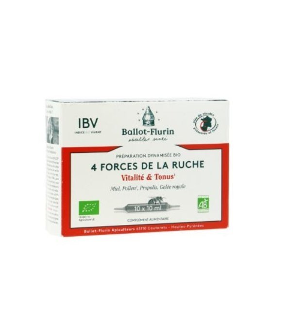 BALLOT-FLURIN-PREPARATION-DYNAMISEE-4-FORCES-RUCHES-10x-10ML-1.jpg BALLOT FLURIN PREPARATION DYNAMISEE 4 FORCES RUCHES 10 x 10ML – Image 1