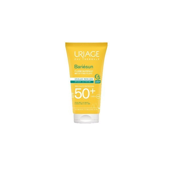 BARIESUN-SPF50-FLUIDE-MATIFIANT-50ML.jpg Uriage BARIÉSUN FLUIDE MATIFIANT SPF50+ 50ml – Image 1