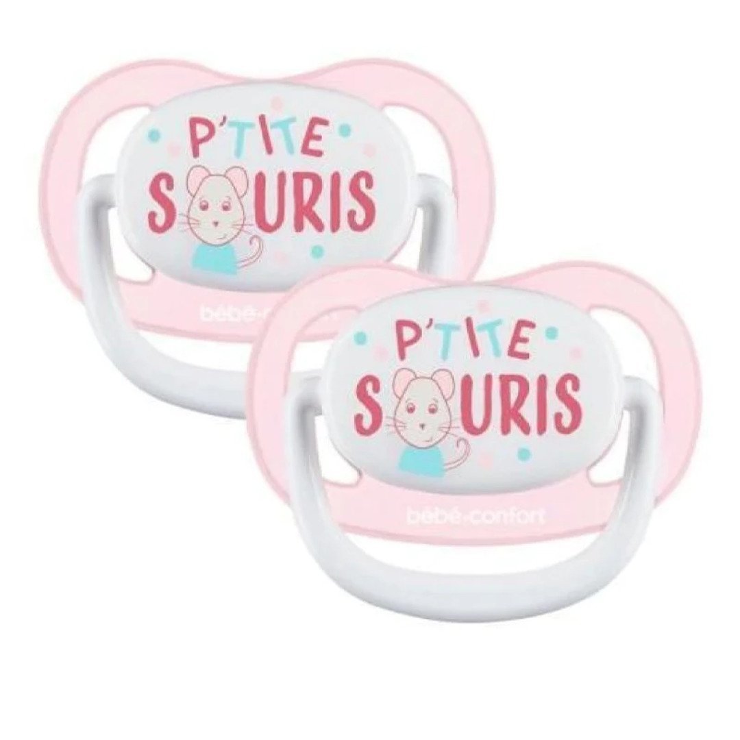 BB-Conf-2-Suc-Physio-Air-Conf-18-36m-Petit-souris-1.jpg Bebe Confort 2 Sucette Physio Air Conf 6-18m Petit souris – Image 1