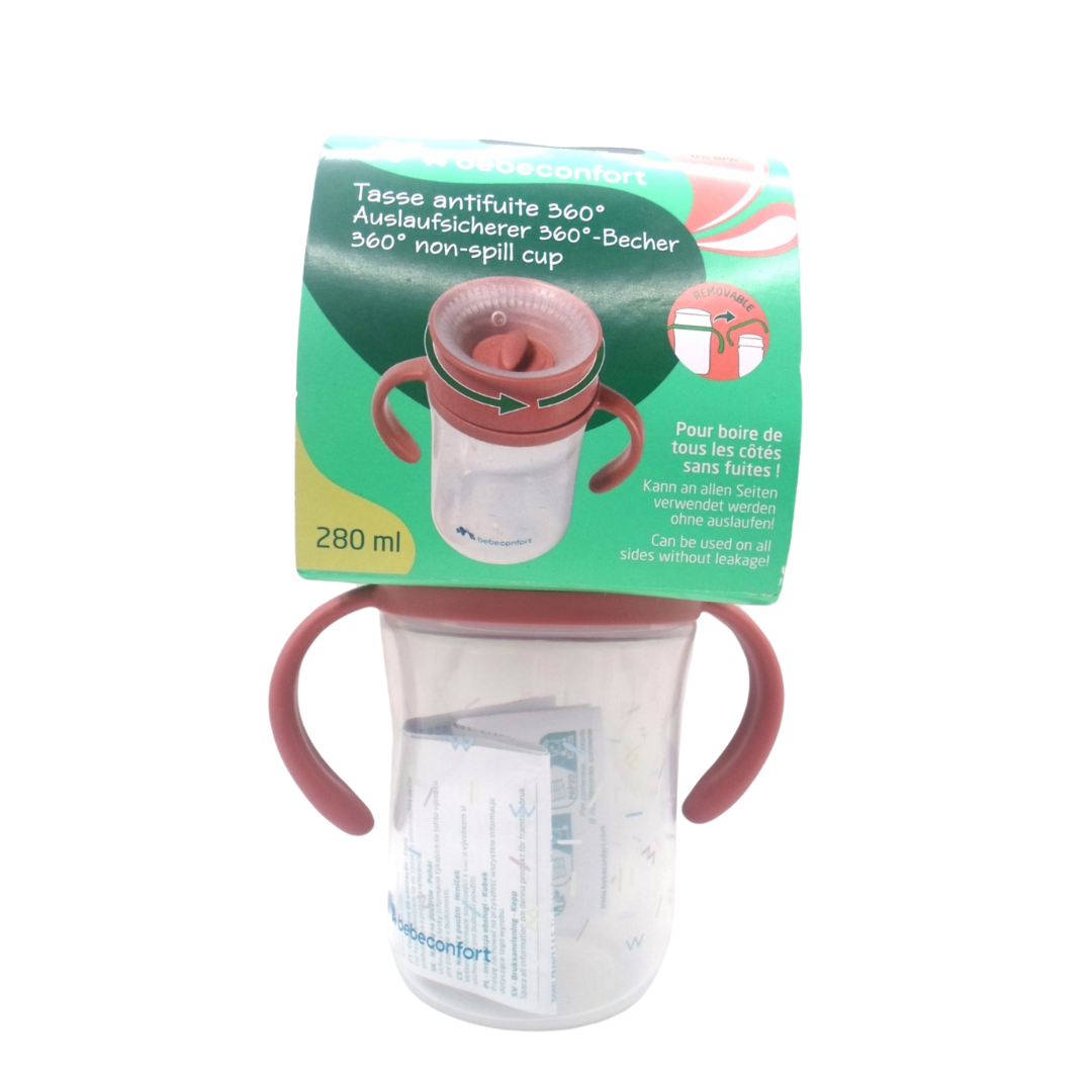 BB-Conf-Tasse-Anti-Fuite-terra-360°-6m-280ml-1.png Bebe Confort Tasse Anti-Fuite Terra 360° +6m 280ml – Image 1