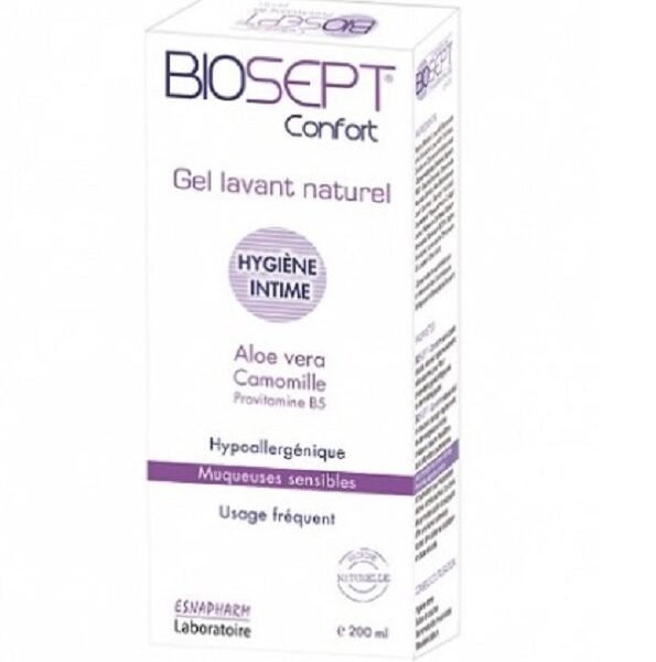 BIOSEPT 7.5 GEL NETTOYANT TRAITANT EXTRA-DOUX À L&rsquo;ALOE VERA 200 ML