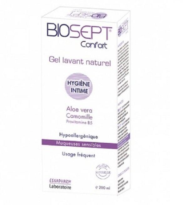 BIOSEPT7.5-1.jpg BIOSEPT 7.5 GEL NETTOYANT TRAITANT EXTRA-DOUX À L’ALOE VERA 200 ML – Image 1