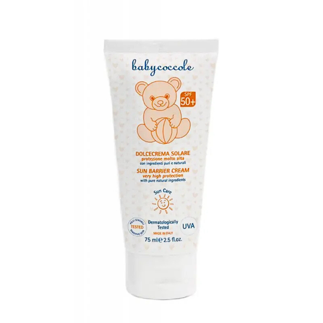 Baby-Coccole-Creme-Solaire-Enfant-spf50-75ml.png Baby Coccole Creme Solaire Enfant Spf50+ 75ml – Image 1