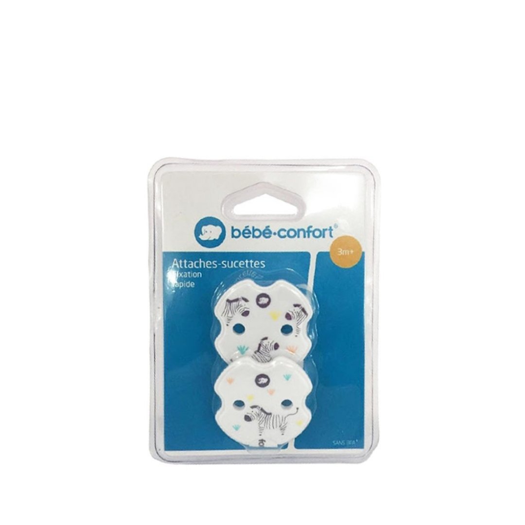 Bebe-Confort-Attaches-sucette-clip-croix-3M-.jpg Bebe Confort – Attaches sucette clip croix (3M +) – Image 1