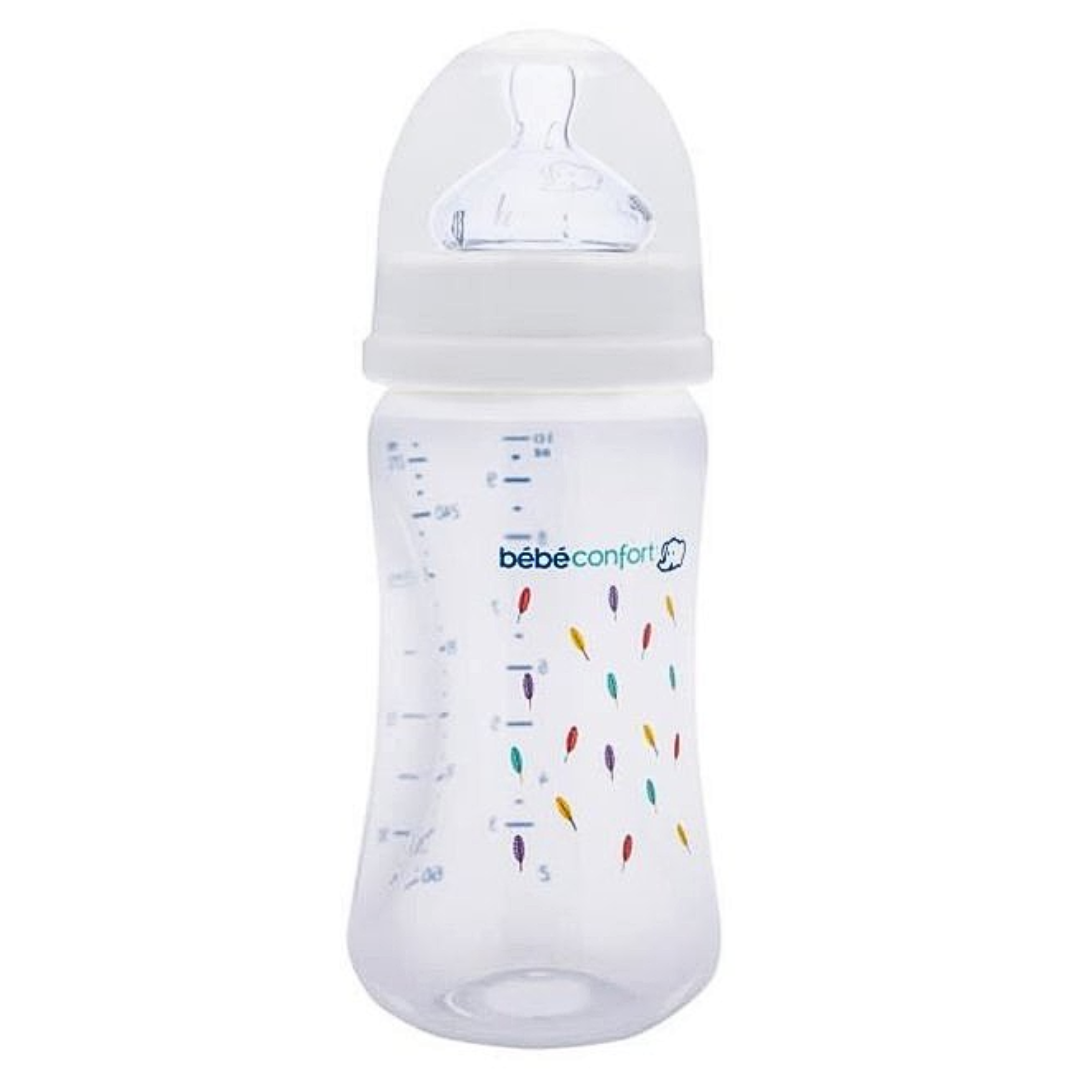 Bebe-Confort-Biberon-Maternity-en-verre-270-ml-Indians-Blanc-0-12M-.png Bebe Confort – Biberon Maternity en verre 270 ml – Indians Blanc (0-12M +) – Image 1