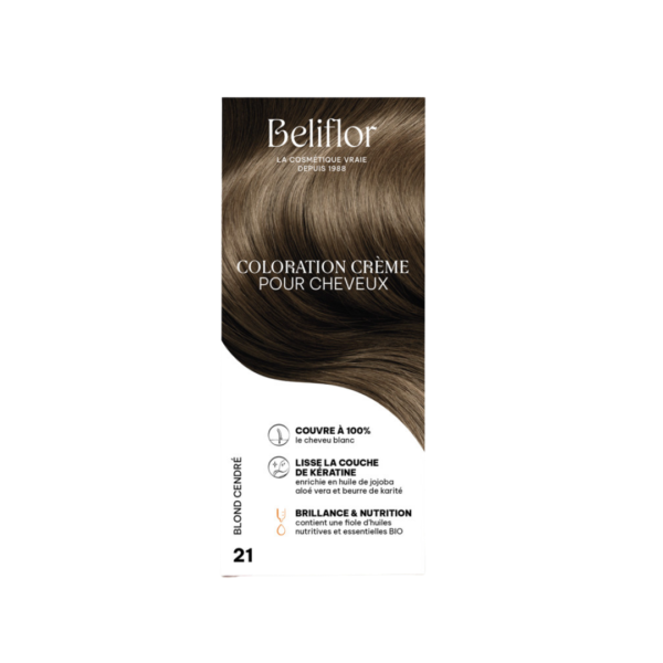 Beliflor Coloration N°21 Blond Cendre
