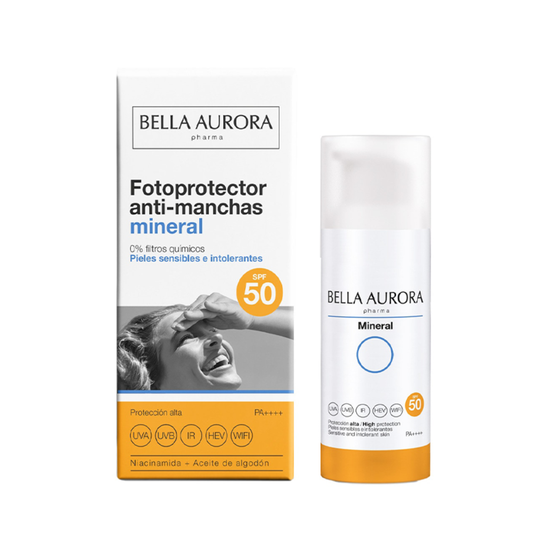 Bella-Aurora-Ecran-solaire-mineral-spf50-50ml.png Bella Aurora Ecran solaire mineral spf50 50ml – Image 1