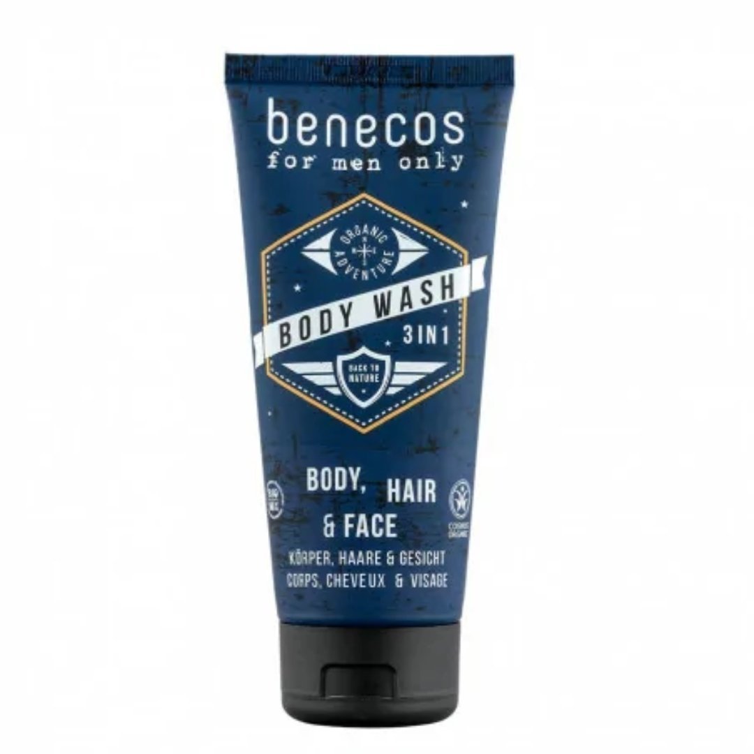 Benecos-for-men-only-body-wash-3in1-200ml-1.jpg Benecos For Men Only Body Wash 3in1 200ml – Image 1