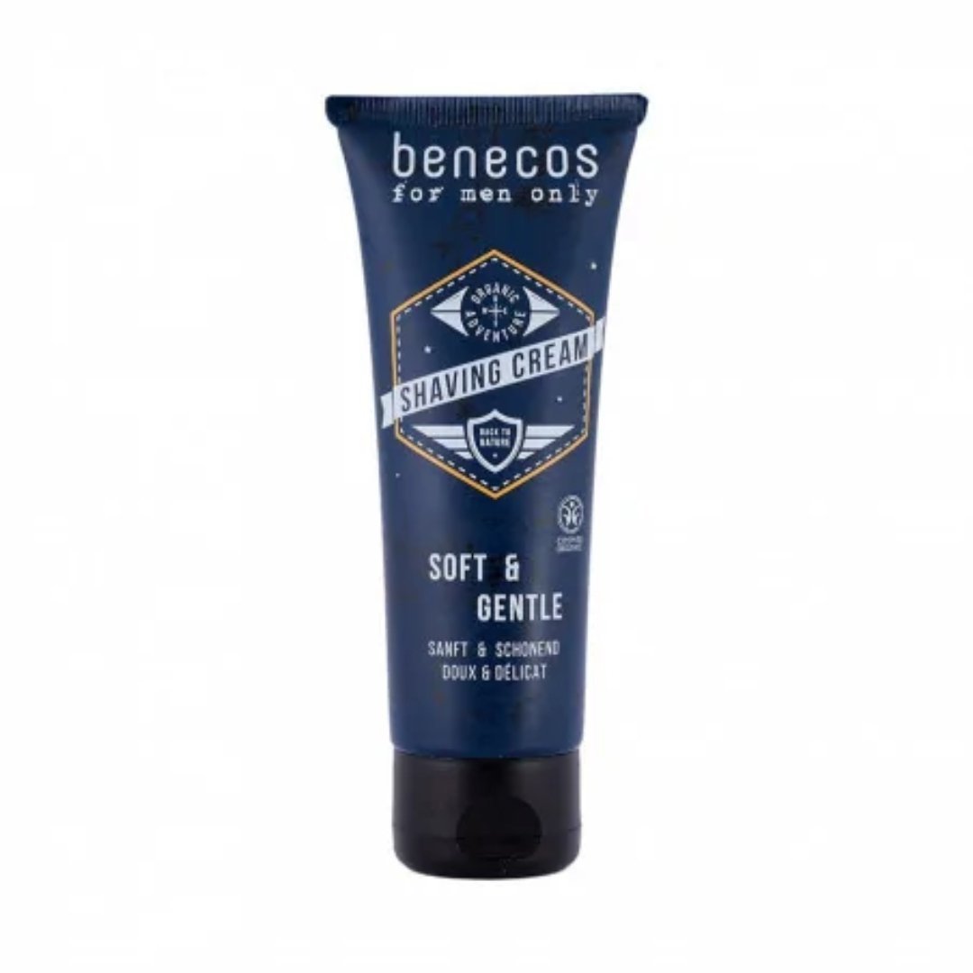 Benecos-for-men-only-shaving-cream-75ml-1.jpg Benecos For Men Only Shaving Cream 75ml – Image 1