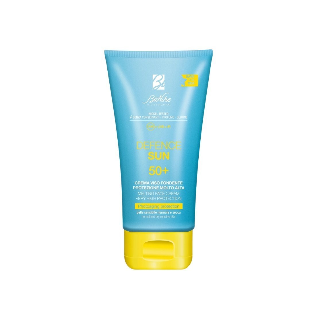 Bionike-Defence-Sun-Melting-Face-Cream-50-50ml-1.jpg Bionike Defence Sun Melting Face Cream 50+ 50ml – Image 1