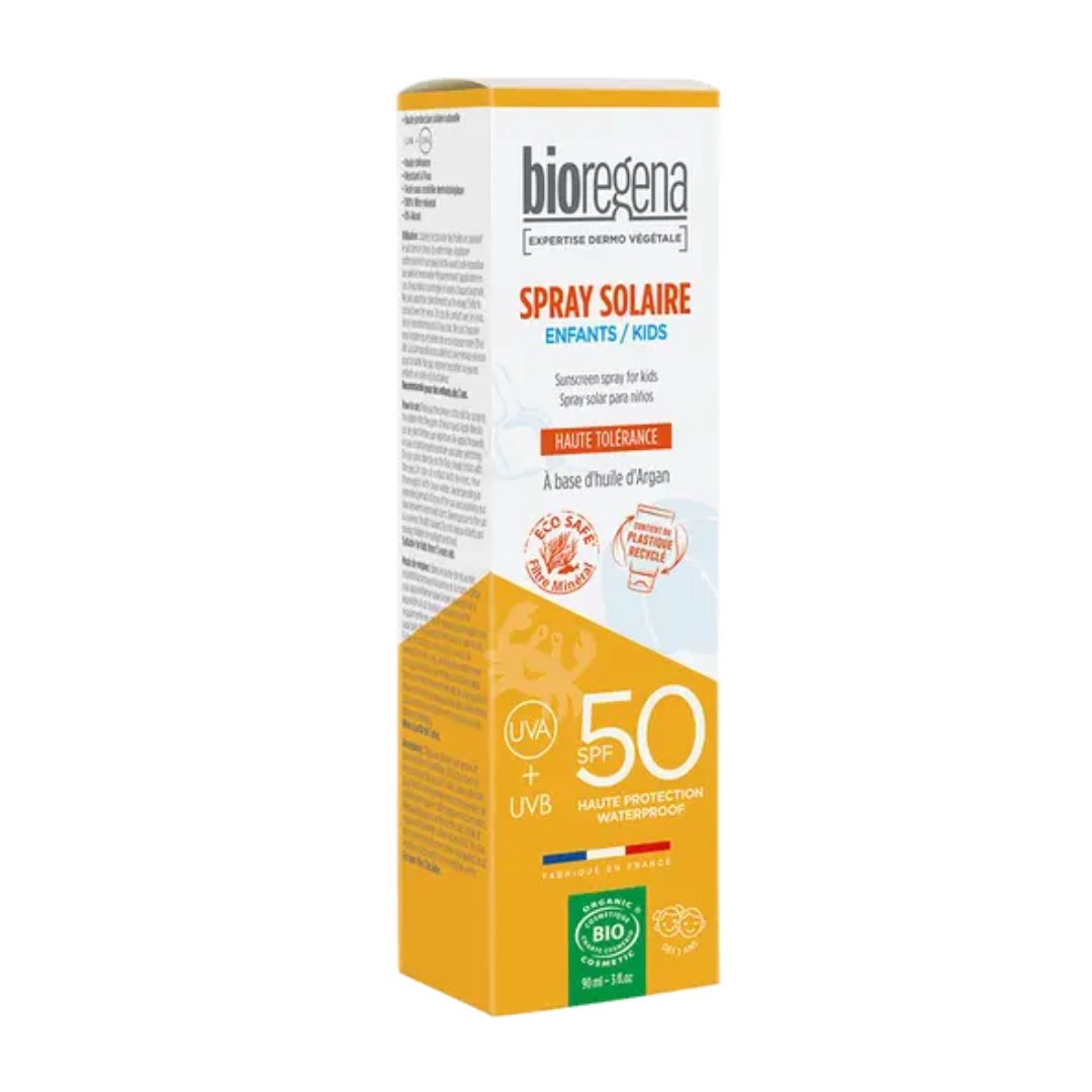 Bioregena-spray-solaire-Enfantkids-spf50-90ml-1.png Bioregena Spray Solaire Kids Spf50 90ml – Image 1