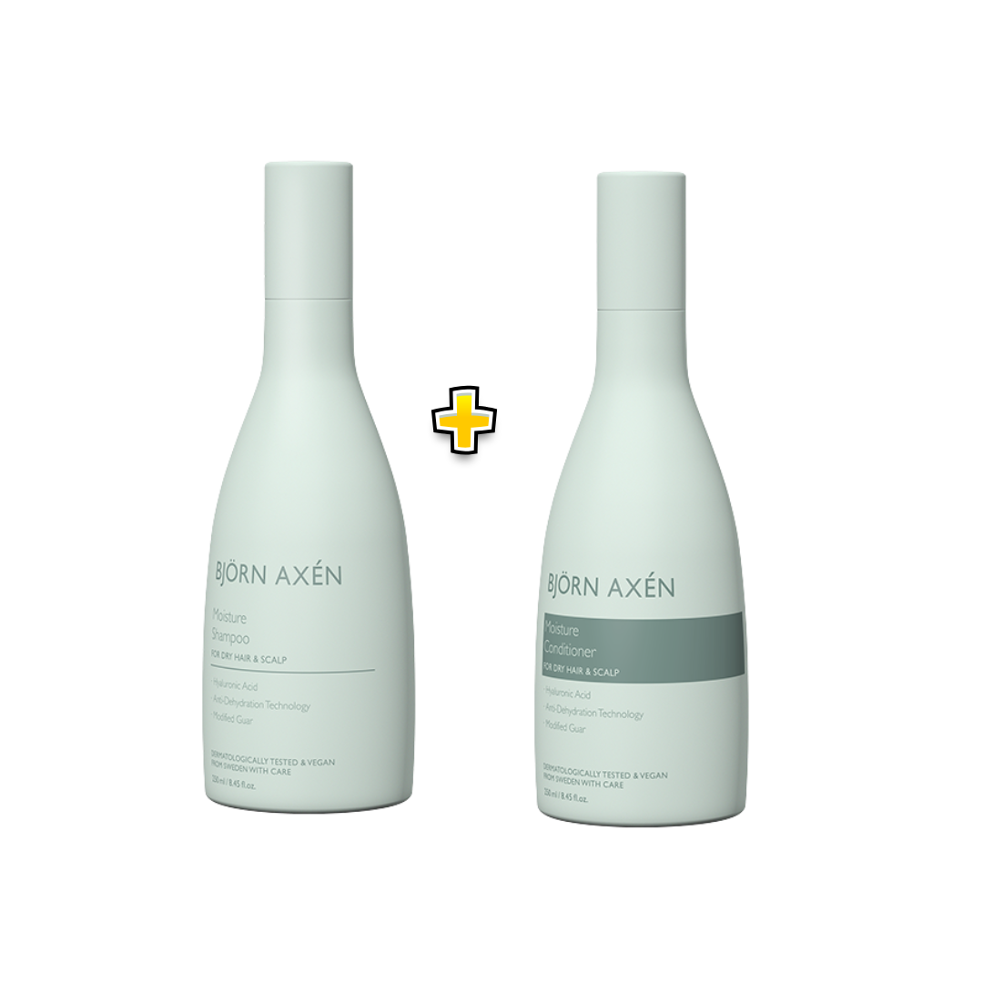 Bjorn-Axen-Moisture-shamp-250ml-Conditioner-250.png Bjorn Axen Moisture Shampoing 250ml + Conditioner 250ml Pack – Image 1