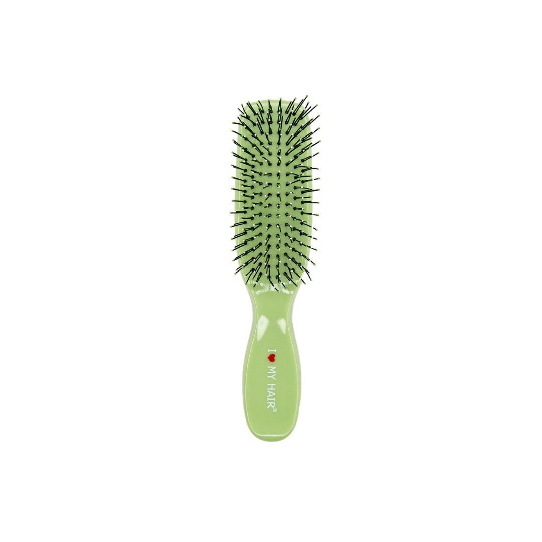Brosse-a-cheveux-enfant-prichI-VERT.jpg Brosse a cheveux Enfant Prichi-Kitty Vert I Love My Hair 1503 – Image 1