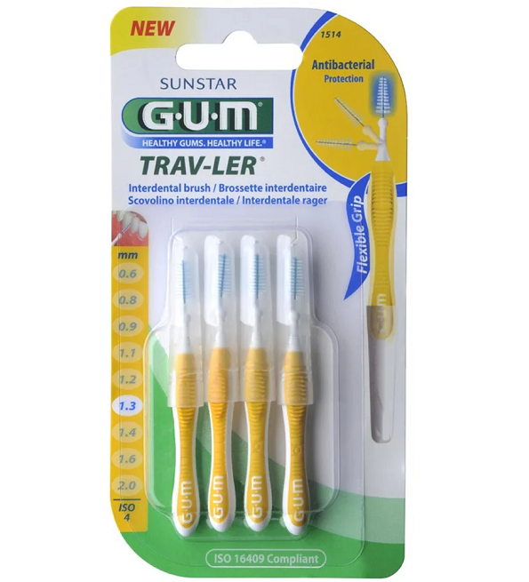 Brossette-Trav-ler-Extra-Fine-13mm-1514-1.png Gum Proxabross Conique. Extra-Fine 1514M4 – Image 1