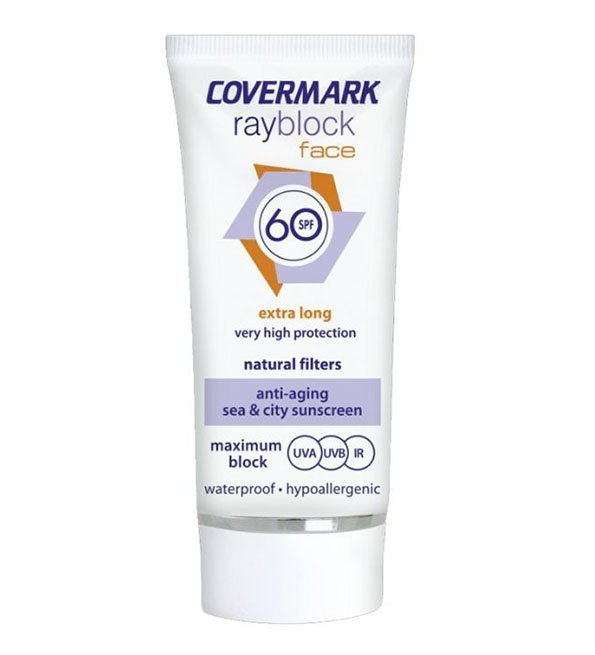 COVERMARK-Rayblock-Face-SPF60-8-heures-de-durabilites-Visage-50ml-1.jpg Covermark rayblock face Beige spf60 50ml – Image 1