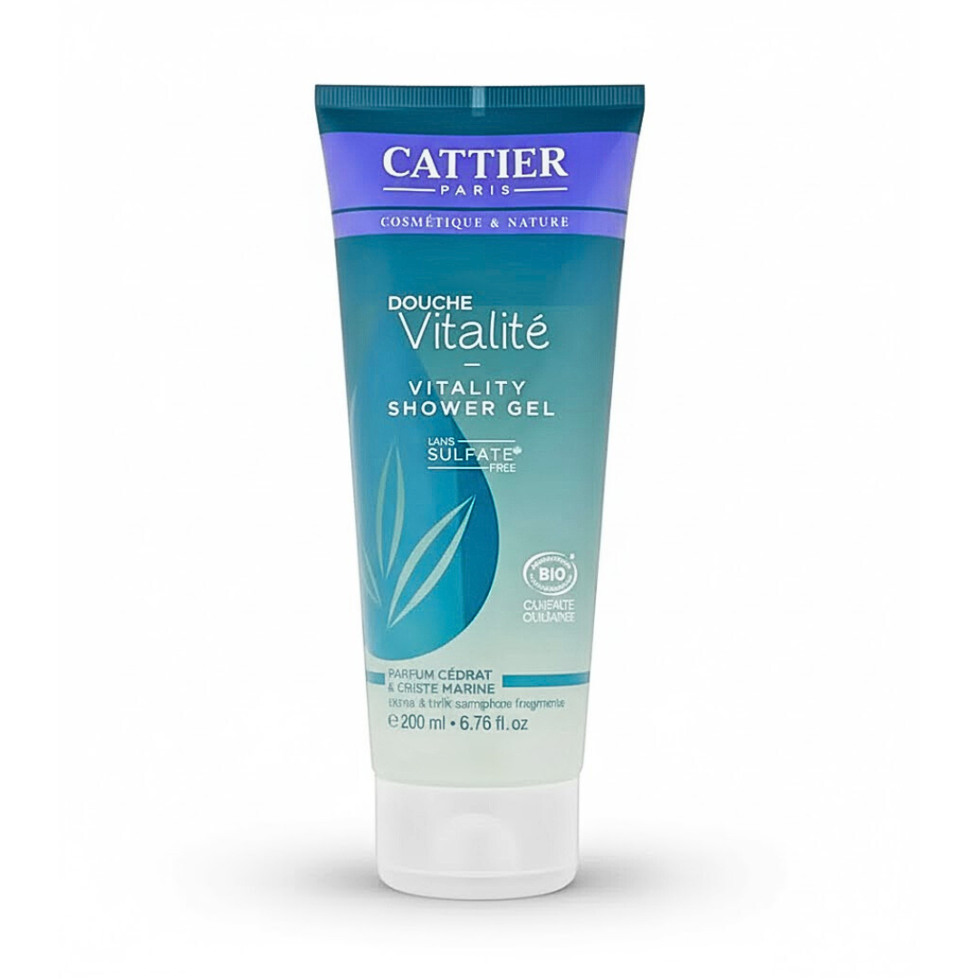 Cattier-Gel-Douche-Vitalite-200ml.png Cattier Gel Douche Vitalite 200ml – Image 1