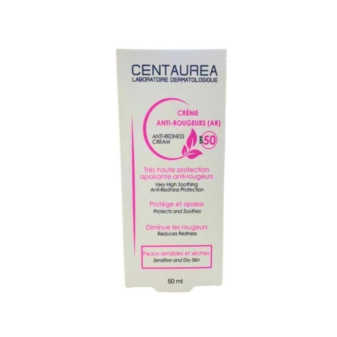 Centaurea-creme-anti-rougeurs-spf50-50ml-1.jpg Centaurea Creme Anti-Rougeurs spf50 50ml – Image 1