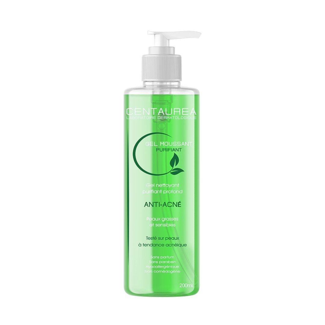 Centaurea-gel-moussant-purifiant-anti-acne-500ml.jpg Centaurea Gel Purifiant Anti-Acne 500ml – Image 1