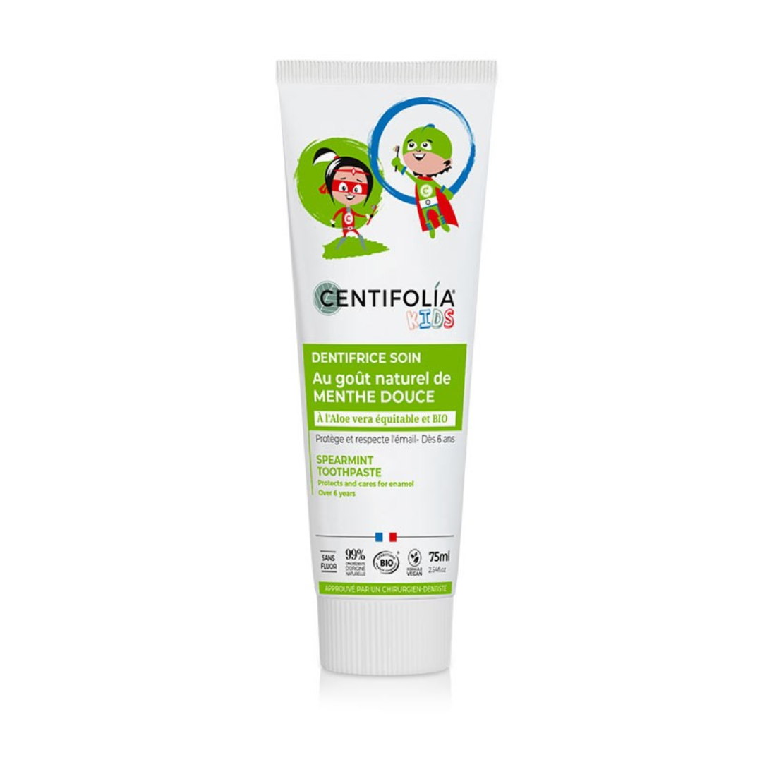 Centifolia-Dent-Kids-Gouts-Menthe-douce-75ml-1.png Centifolia Dentifrice Kids Gouts Menthe Douce 75ml – Image 1